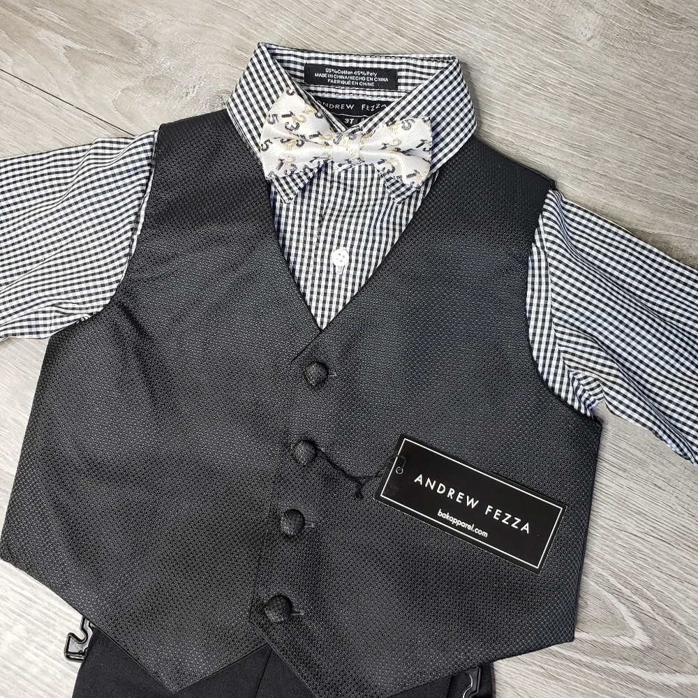 Andrew Fezza NWT 4 peice suit size 3t & 4t - Picture 5 of 5
